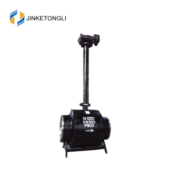 JKTL2W041 Fully Welded Extension Stem Trunnion Mounted Ball Valves for underground